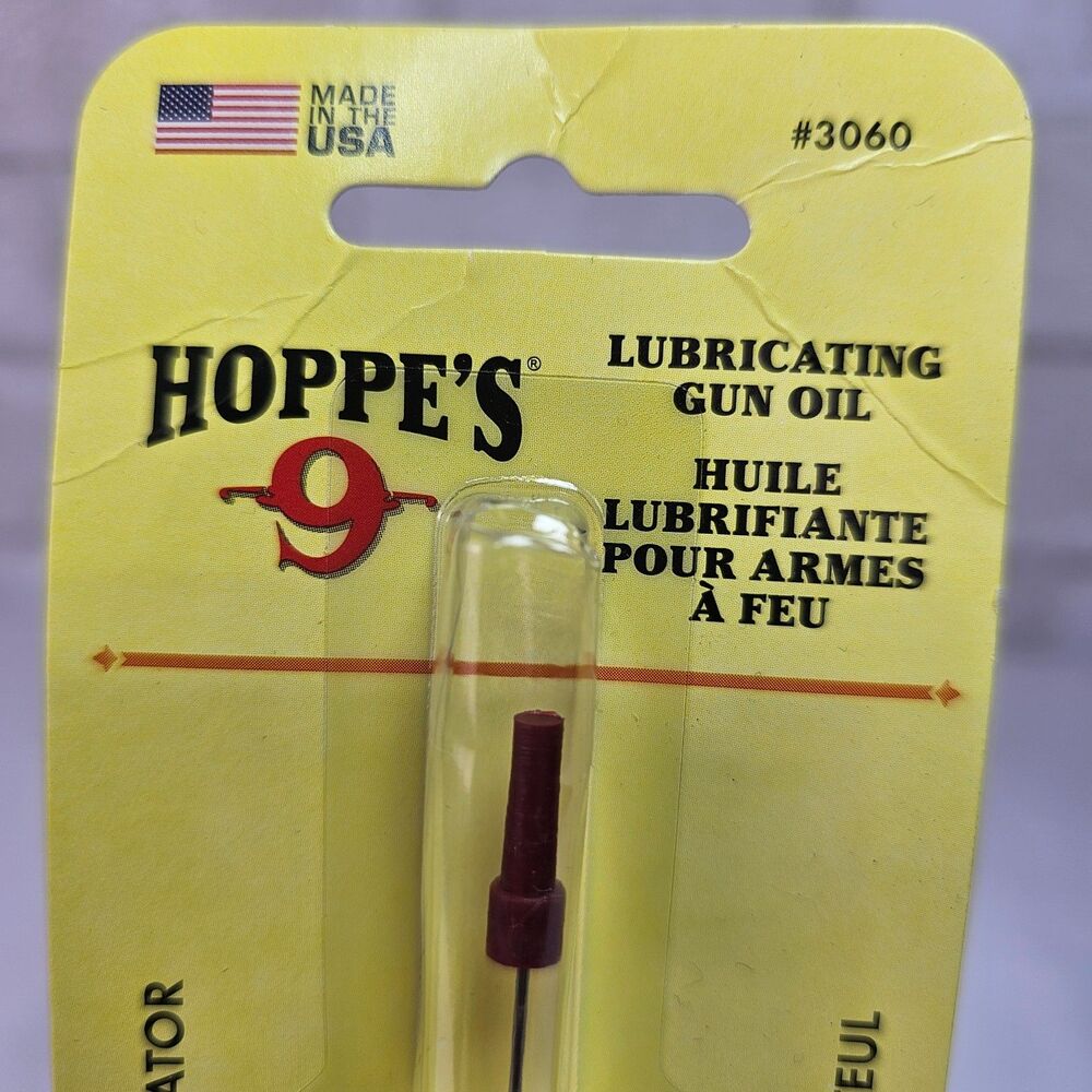 Hoppe's No. 9 Precision Lubricating Gun Oil 0.5 oz New Sealed Applicator - Picture 3 of 8
